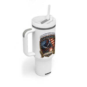 Built To Last Proud Welder Tumbler With Handle Blue Collar American Dad Gift TS12 Print Your Wear