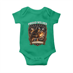 Proud Welder Whatever It Takes Baby Onesie Vintage Mechanic Workwear