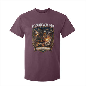 Proud Welder Whatever It Takes T Shirt For Kid Vintage Mechanic Workwear TS12 Maroon Print Your Wear