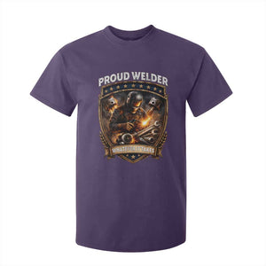 Proud Welder Whatever It Takes T Shirt For Kid Vintage Mechanic Workwear TS12 Purple Print Your Wear