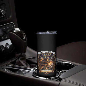 Proud Welder Whatever It Takes Skinny Tumbler Vintage Mechanic Workwear