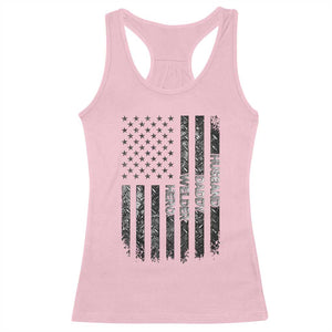 Husband Daddy Welder Hero Racerback Tank Top Patriotic Welding American Flag Graphic