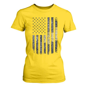 Husband Daddy Welder Hero T Shirt For Women Patriotic Welding American Flag Graphic TS12 Daisy Print Your Wear