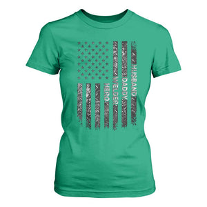 Husband Daddy Welder Hero T Shirt For Women Patriotic Welding American Flag Graphic TS12 Irish Green Print Your Wear