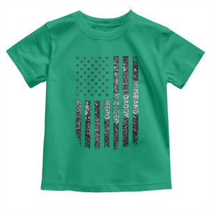 Husband Daddy Welder Hero Toddler T Shirt Patriotic Welding American Flag Graphic TS12 Irish Green Print Your Wear