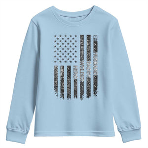 Husband Daddy Welder Hero Youth Sweatshirt Patriotic Welding American Flag Graphic