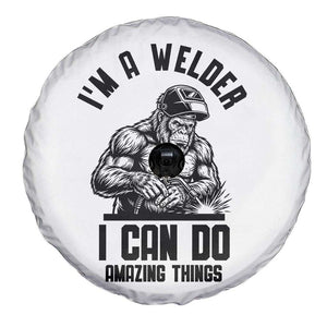 Funny Bigfoot Welder Spare Tire Cover I Can Do Amazing Things TS12 Print Your Wear