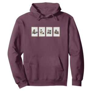 Silly Goose Pipeline Worker Hoodie Funny Welding Graphic Gift TS12 Maroon Print Your Wear