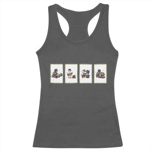 Silly Goose Pipeline Worker Racerback Tank Top Funny Welding Graphic Gift TS12 Dark Heather Print Your Wear