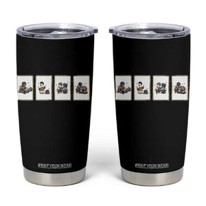 Silly Goose Pipeline Worker Tumbler Cup Funny Welding Graphic Gift TS12 Black Print Your Wear
