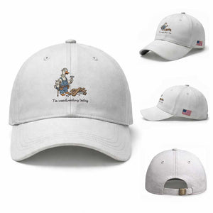 Funny Carpenter Duck Baseball Cap No Woodworking Today