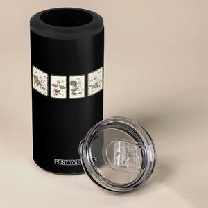 Silly Goose Carpenter 4 in 1 Can Cooler Tumbler Funny Woodworker Dad Gift TS12 Print Your Wear