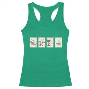 Silly Goose Carpenter Racerback Tank Top Funny Woodworker Dad Gift TS12 Irish Green Print Your Wear