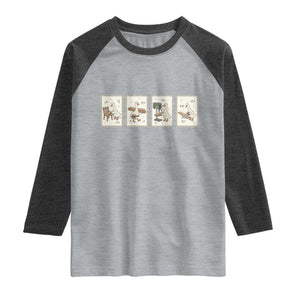 Silly Goose Carpenter Raglan Shirt Funny Woodworker Dad Gift