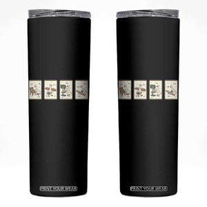 Silly Goose Carpenter Skinny Tumbler Funny Woodworker Dad Gift TS12 Black Print Your Wear