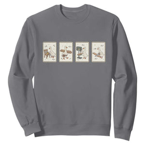 Silly Goose Carpenter Sweatshirt Funny Woodworker Dad Gift