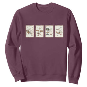 Silly Goose Carpenter Sweatshirt Funny Woodworker Dad Gift