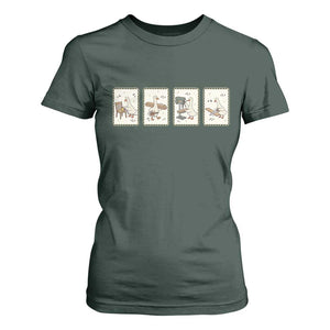 Silly Goose Carpenter T Shirt For Women Funny Woodworker Dad Gift TS12 Dark Forest Green Print Your Wear