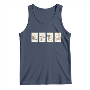 Silly Goose Carpenter Tank Top Funny Woodworker Dad Gift TS12 Navy Print Your Wear