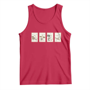 Silly Goose Carpenter Tank Top Funny Woodworker Dad Gift TS12 Red Print Your Wear