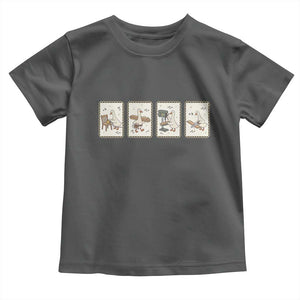 Silly Goose Carpenter Toddler T Shirt Funny Woodworker Dad Gift TS12 Dark Heather Print Your Wear