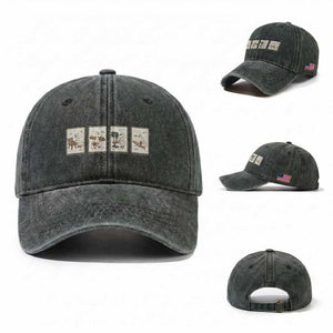 Silly Goose Carpenter Washed Cotton Baseball Cap Funny Woodworker Dad Gift