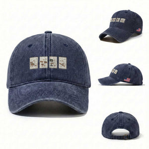 Silly Goose Carpenter Washed Cotton Baseball Cap Funny Woodworker Dad Gift