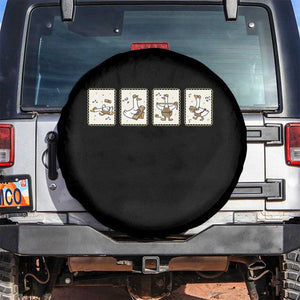 Silly Goose Builder Spare Tire Cover Funny Woodworker Dad Gift