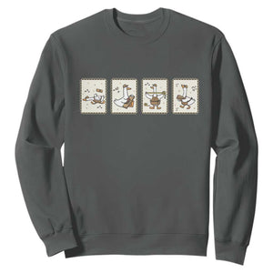 Silly Goose Builder Sweatshirt Funny Woodworker Dad Gift