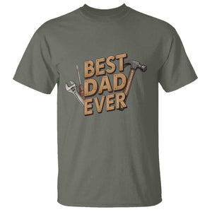 Funny Woodworking Dad Gift T Shirt Best Dad Ever