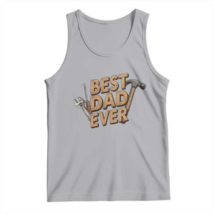Funny Woodworking Dad Gift Tank Top Best Dad Ever TS12 Athletic Heather Print Your Wear
