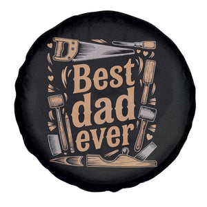 Woodworking Fathers Day Gift Spare Tire Cover Best Dad Ever