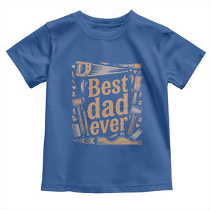 Woodworking Fathers Day Gift Toddler T Shirt Best Dad Ever