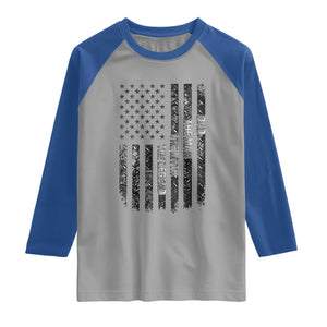 Dad The Man The Myth The Legend Raglan Shirt Proud American Welder Gift