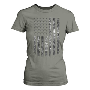 Dad The Man The Myth The Legend T Shirt For Women Proud American Welder Gift TS12 Military Green Print Your Wear