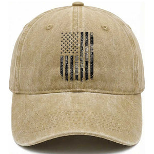 Dad The Man The Myth The Legend Washed Cotton Baseball Cap Proud American Welder Gift