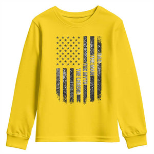 Dad The Man The Myth The Legend Youth Sweatshirt Proud American Welder Gift TS12 Daisy Print Your Wear