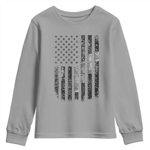 Dad The Man The Myth The Legend Youth Sweatshirt Proud American Welder Gift TS12 Sport Gray Print Your Wear