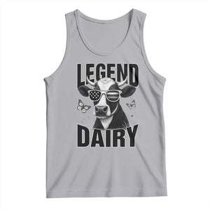 Legend Dairy Tank Top Funny Farmer Milk Joke Cow TS12 Athletic Heather Print Your Wear