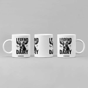 Legend Dairy Coffee Mug Funny Farmer Milk Joke Cow TS12 Print Your Wear