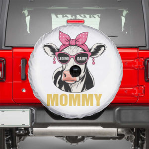 Legend Dairy Mommy Spare Tire Cover Funny Farmer Milk Joke Cow Mothers Day TS12 White Print Your Wear