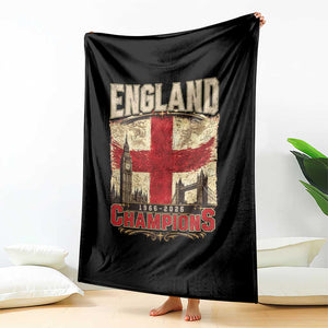 Vintage England Champions Throw Blanket Proud Football Fan Heritage TS12 Print Your Wear