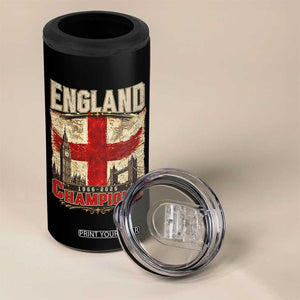 Vintage England Champions 4 in 1 Can Cooler Tumbler Proud Football Fan Heritage TS12 Print Your Wear