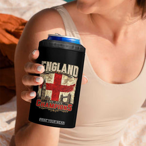 Vintage England Champions 4 in 1 Can Cooler Tumbler Proud Football Fan Heritage TS12 Print Your Wear