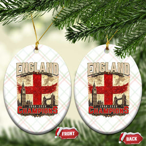 Vintage England Champions Ceramic Ornament Proud Football Fan Heritage TS12 Print Your Wear