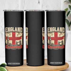Vintage England Champions Skinny Tumbler Proud Football Fan Heritage TS12 Print Your Wear