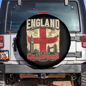 Vintage England Champions Spare Tire Cover Proud Football Fan Heritage TS12 No hole White Print Your Wear