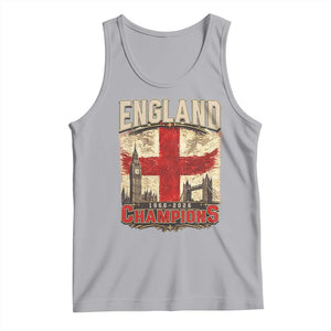 Vintage England Champions Tank Top Proud Football Fan Heritage TS12 Athletic Heather Print Your Wear