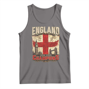 Vintage England Champions Tank Top Proud Football Fan Heritage TS12 Deep Heather Print Your Wear