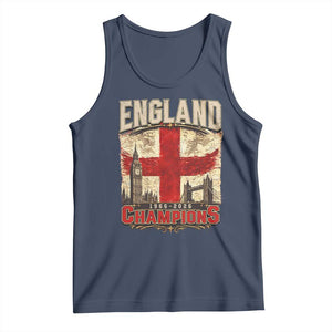 Vintage England Champions Tank Top Proud Football Fan Heritage TS12 Navy Print Your Wear